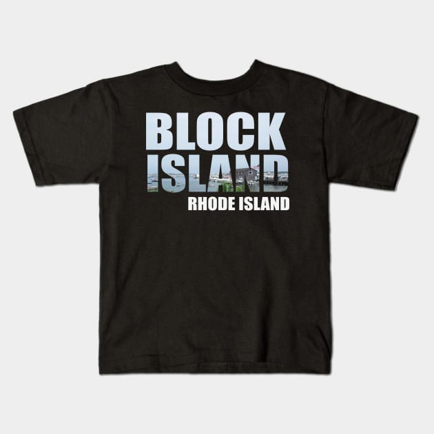 Block Island Gifts Kids T-Shirt by 3QuartersToday